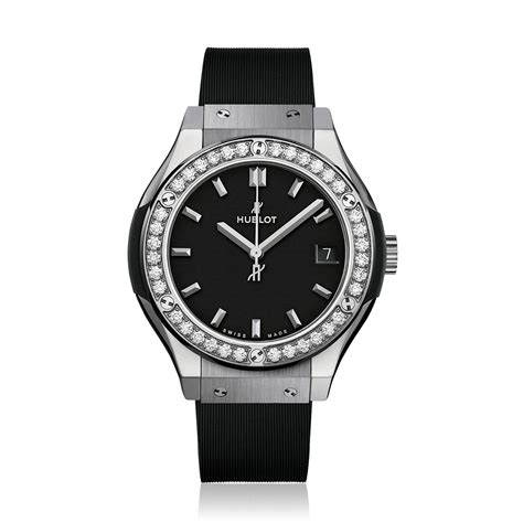 montre femme hublot noir|hublot horlogerie.